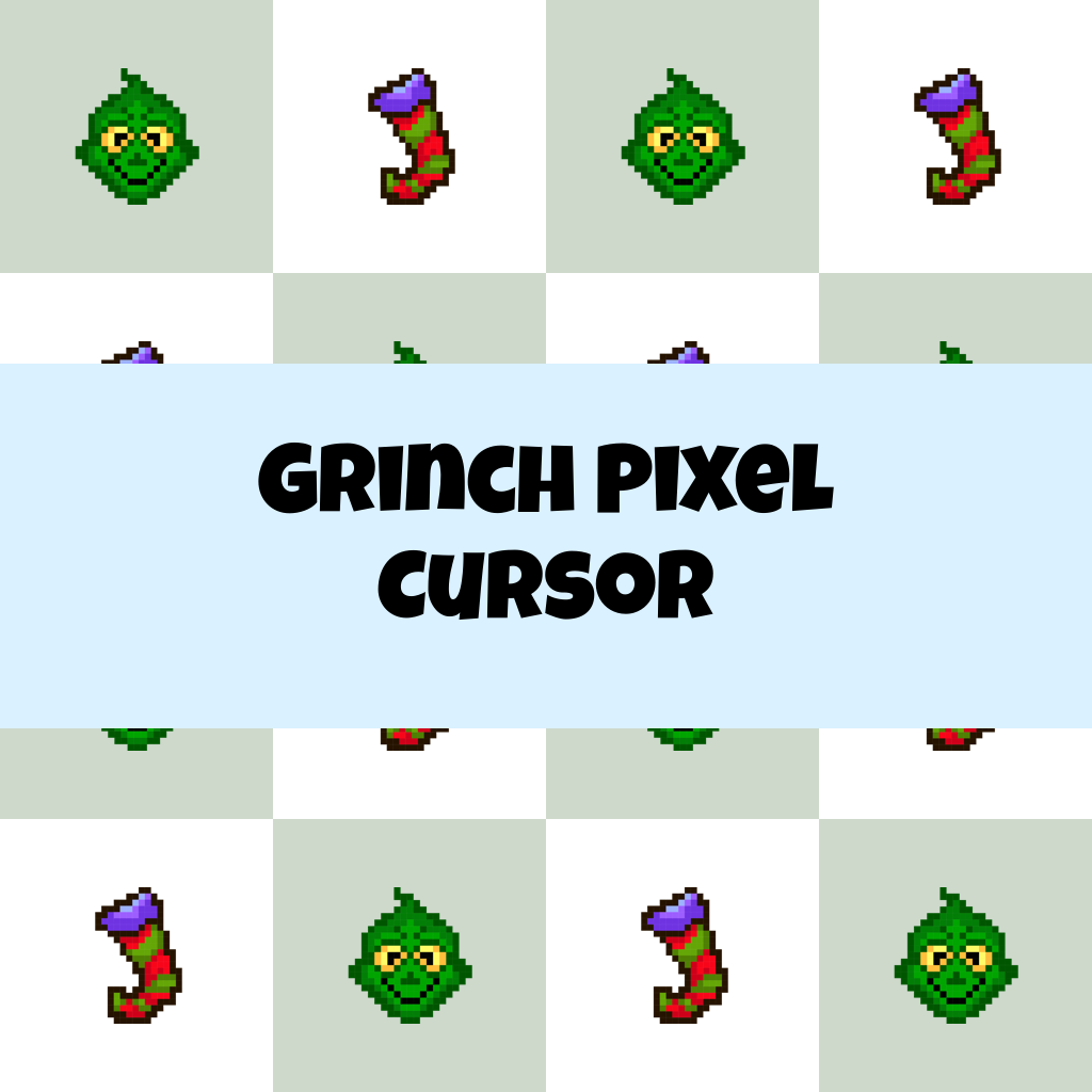 Grinch Pixel Cursor